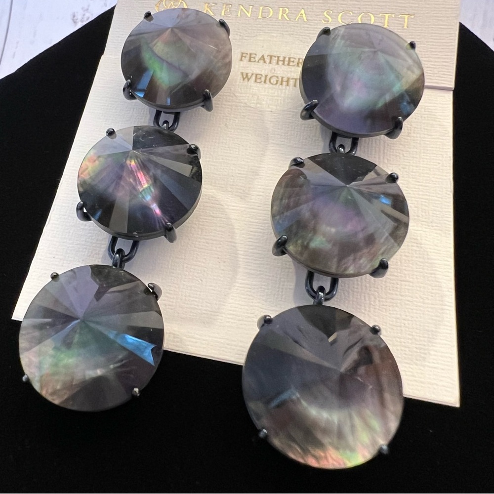 NEW Kendra Scott Jolie Statement Dangle Drop Earrings - Picture 5 of 10